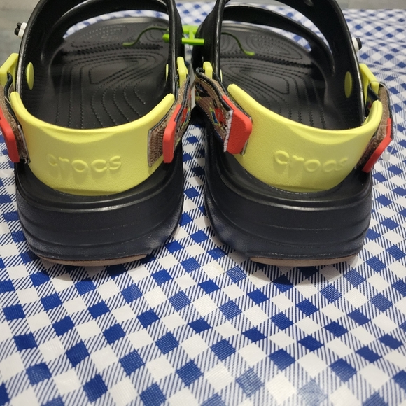 Crocs Classic All Terrain Ikat Sandals 208050-0C4 Men's Size 11 or 12 Black Clog - Picture 4 of 6